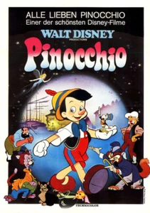 Pinocchio ORIGINAL A1 Kinoplakat Walt Disney / Hamilton Luske / Ben Sharpsteen - Picture 1 of 1
