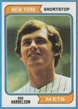 1974 Topps Bud Harrelson #380 New York Mets