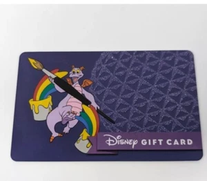 Neu - WDW - EPCOT - Figur Regenbogen Disney Geschenkkarte Sammlerstück Null Balance - Bild 1 von 4
