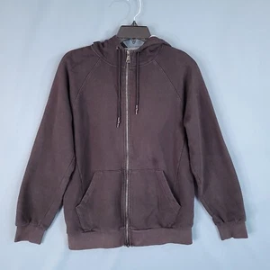 Chaqueta Russell Hombre Mujer Premium Polar Con Capucha Cremallera Negra Talla S - Imagen 1 de 9