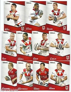 2014 NRL Traders ST. GEORGE ILLAWARRA DRAGONS Base Team Set - Picture 1 of 1