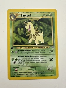 Bayleef 1. Edition Neo Genesis 28/111 - Pokémon Karte - Neuwertig  - Bild 1 von 2