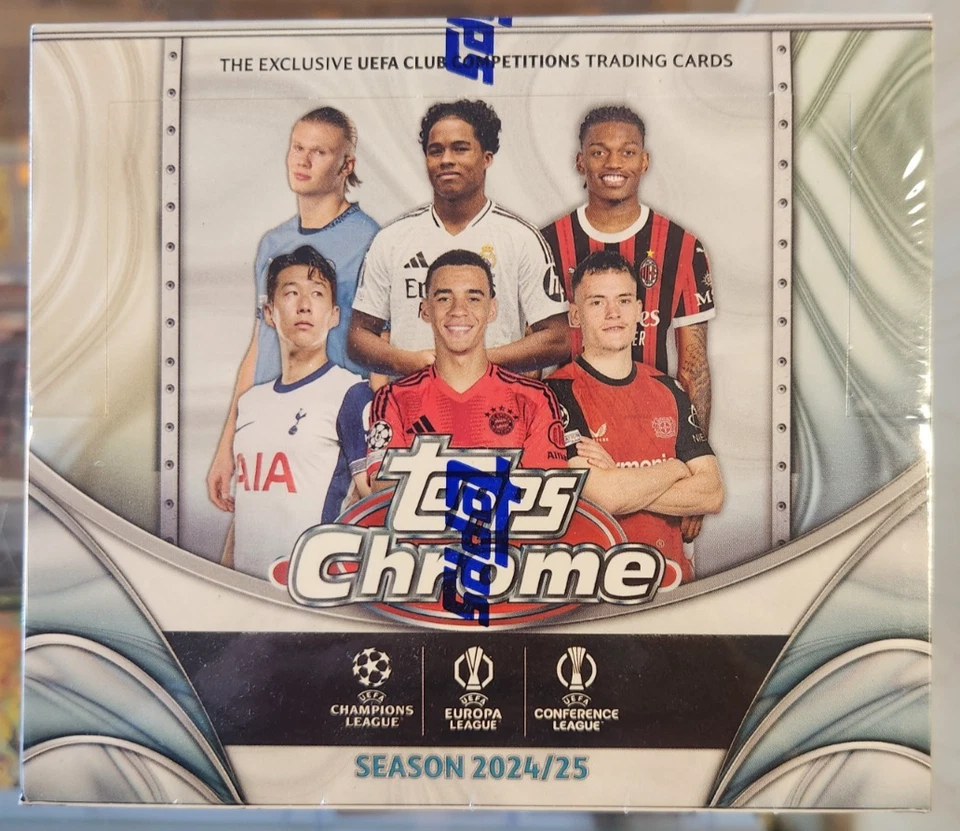 2024-25 Topps Chrome UEFA Club Competitions Soccer Jumbo Box UCC (3 Autos) - Image 1 of 1