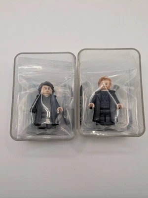 Jaka Brick X Coldblood Custom Anakin/Obi-wan Minifigures -  Black Variants - Image 1 of 3