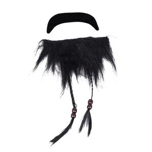 2 Piezas Divertido Halloween Barba Falso Bigote para Hombre Disfraz Barba - Imagen 1 de 11