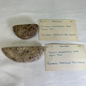 Polished Conglomerate Boat Stone Sheshequin Pa - Picture 1 of 17