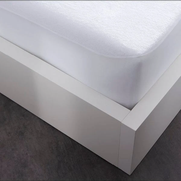 Protège matelas imperméable été/hiver 100% Coton Blanc - Photo 1/1