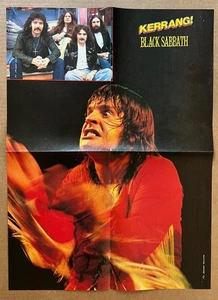 Black Sabbath [Ozzy Osbourne] / Metallica - RARE [Kerrang!] mag ausklappposter - Bild 1 von 2