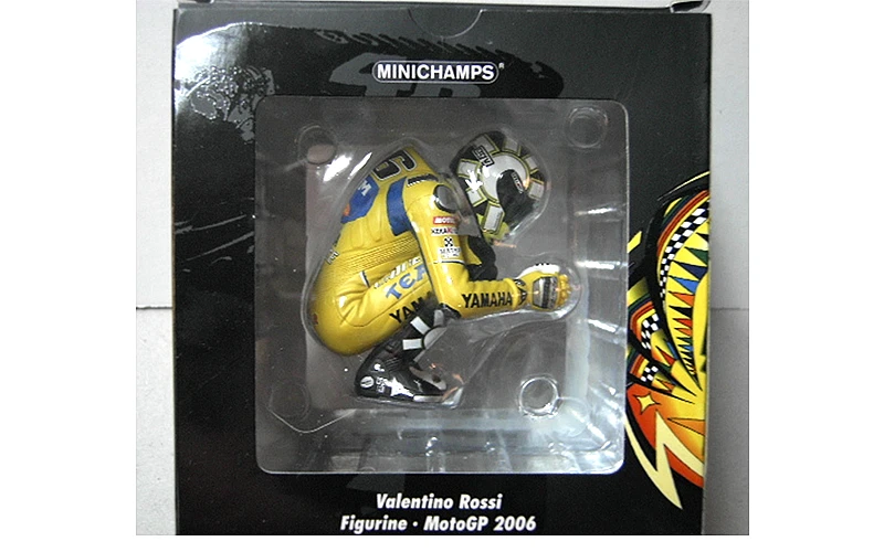 MINICHAMPS PMA 312060046 FIGURINE PILOTINO SITTING 2006 MOTO GP ROSSI 1/12 SCALE - Immagine 1 di 1