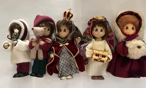 Vintage Mimsy Collectibles Christmas Lot-5 Dolls - Picture 1 of 4