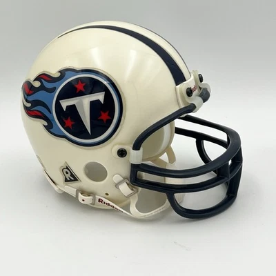 Mini casco de fútbol americano vintage 1995 Tennessee Titans NFL Riddell 3 5/8 Foto 1 de 4