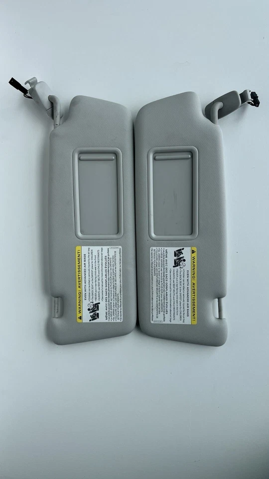 2009-2012 Audi A4 Quattro Left & Right Side Sunvisor Sun Visor Shade Set Pair - Image 1 of 4