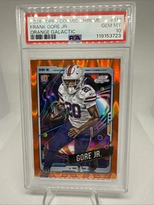 2024 Topps Cosmic Chrome #113 Frank Gore Jr. Orange Galactic/25 Buffalo Bills - Imagen 1 de 2