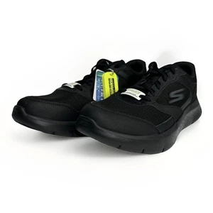 Skechers Go Walk Flex - Negro Con cordones - 216480 - Para hombres 9.5 *NUEVO* - Imagen 1 de 8