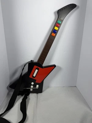 Guitarra inalámbrica PS2 Guitar Hero Nyko Front Man sin dongle sin probar con correa Foto 1 de 4