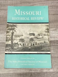 Missouri Historical Review JULY 1961 Vintage Paperback - Picture 1 of 2