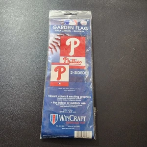 Philadelphia Phillies New Wincraft 2 Sided Garden Flag 12.5x18 - Picture 1 of 2