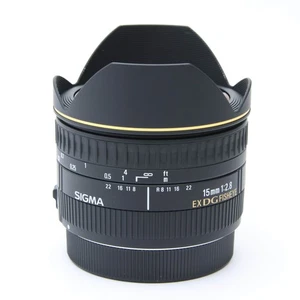 SIGMA 15mm F/2.8 EX DG Diagonal Fisheye (Canon EF) #222 -Near Mint- - Picture 1 of 12