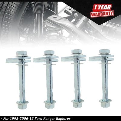 Kit de pernos de leva de rueda inclinada de alineación delantera para Ford Ranger Explorer 1995-2006-12 Foto 1 de 4