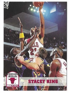 1993-94 NBA Hoops Basketball Stacey King Card #29 Chicago Bulls - Bild 1 von 10