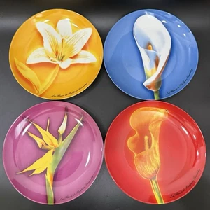 4er Set Givenchy Paris Les Fleurs De Parfums Porzellan 8,25" Dessertteller - Bild 1 von 10