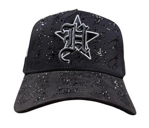 JESHU CAPS HOUSTON SNAPBACK HAT JCSHCRYS BLK - Picture 1 of 3