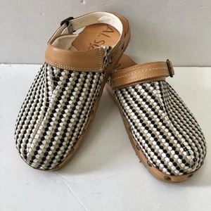 Kalso Earth Shoes - Women's Black/Brown Clogs Size 9W (NEW) Mules Shanti - Picture 1 of 10
