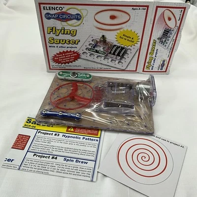 Elenco Snap Circuits Flying Saucer With 4 Other Projects Model SCP-06 New - Image 1 of 4