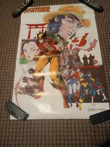 MARVEL WOLVERINE POSTER 1985 LEONARDI & AUSTIN 34"L X 22"W ROLLED NM - Picture 1 of 5
