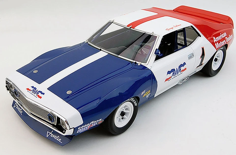 GEORGE FOLLMER REPLCARZ 1/18 1972 AMC Javelin,Trans Am,全新带盒 — 第 1/1 张图片