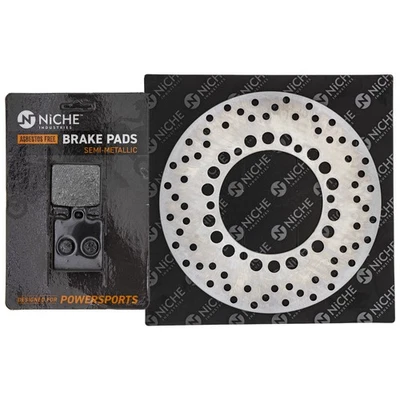 NICHE Rear Brake Rotor Pad Kit for Ducati 613.4.008.1A 49240032A Semi Metallic - Image 1 of 4