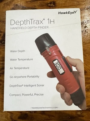 Hawkeye DT1H Depthtrax 1H Depth Sounder - Red - Image 1 of 4