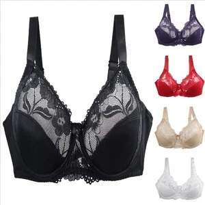 Ex Marks Minimiser Bra Black Pink Nude Navy Underwired Full Cup Lace Non Padded - Picture 1 of 18