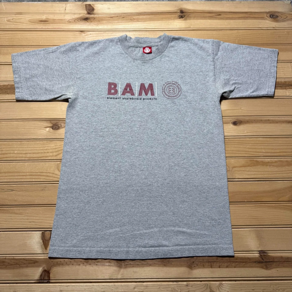 Camisa De Colección Años 90 Y2K BAM Element Skateboard Projects Brezo Cuello Redondo - Mediana Foto 1 de 4