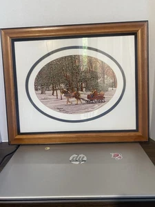 Thelma Winter "Snowflake Serenade " Chautauqua, NY 1996 Signed #1/500 13"x16" - Picture 1 of 6