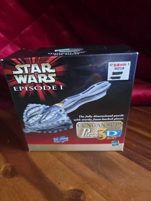 Rompecabezas Hasbro Star Wars Episodio I Gungan Sub Puzz3D 1999 66 piezas nuevos KB Toys Foto 1 de 4