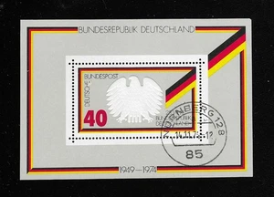 JWStamps: Hoja de recuerdo de Alemania. #1145. "Águila y Bandera" Pre-Cancelado - Imagen 1 de 1