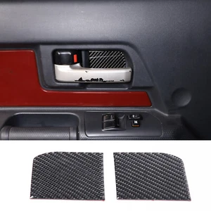 Pegatina de tazón de puerta delantera de fibra de carbono para Toyota FJ Cruiser 2007-21 - Imagen 1 de 15