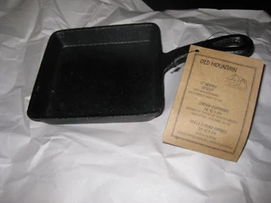 Old Mountain Cast Iron Preseasoned 5" Square Skillet, Brand New - Picture 1 of 5