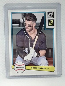 Bryce Harper 2016 Donruss Baseball - Retro 1982 - Washington Nationals