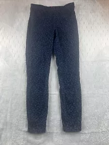 Legging SPANX Para Mujer Pequeño Jean-ish Legging Estampado Leopardo Tiro Medio Azul - Imagen 1 de 8