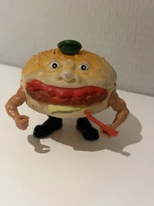 Mattel 1988 Vintage Figur FOOD FIGTHERS Hamburger General Burgerdier - Bild 1 von 3