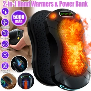2 Pack Portable Magnetic Hand Warmers Rechargeable Reusable Electric Hand Warmer - Picture 1 of 14