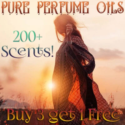 *Elige una Fragancia* Perfume Aceite Corporal Fuerte Puro Roll-On Sin Cortar Vegano CCF Hippie Foto 1 de 4