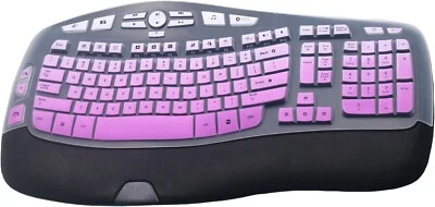 Funda de teclado para Logitech K350 Wireless Wave Keyboard, Logitech MK570 Negro Foto 1 de 4