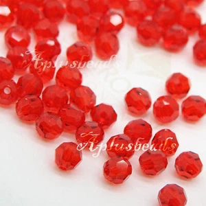 SWAROVSKI  CRYSTAL Beads #5000 Faceted 3mm Light Siam Red pick quantity - Picture 1 of 1