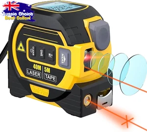 Almighty Ruler Laser Rangefinder, 3-In-1 Infrared Laser Tape Measure, 40M Digita - Picture 1 of 12