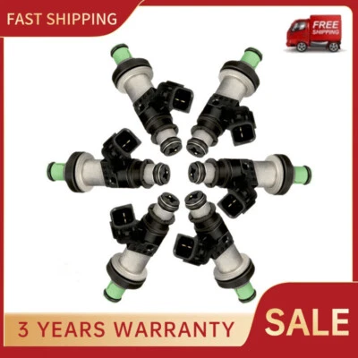 Juego de 6 inyectores de combustible para HONDA 2002 2003 2004 ODYSSEY 2003 2004 PILOTO 3,5 L V6 Foto 1 de 4