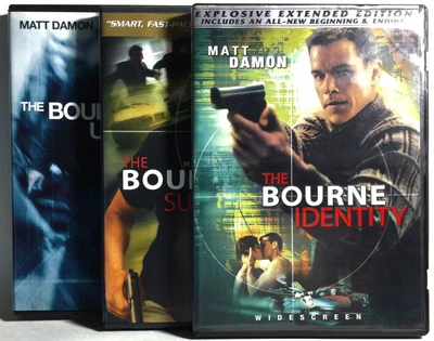 The Bourne Identity / Supremacy / Ultimatum (3 DVDs, 2002-2007) - Image 1 of 3