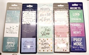 Christian Art Gifts Inspirational Refrigerator Magnets Set of 3 (You Choose) - Picture 1 of 14